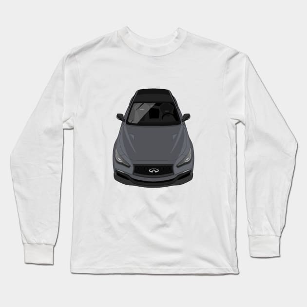 Q50 2014-2015 - Graphite Shadow Grey Long Sleeve T-Shirt by jdmart